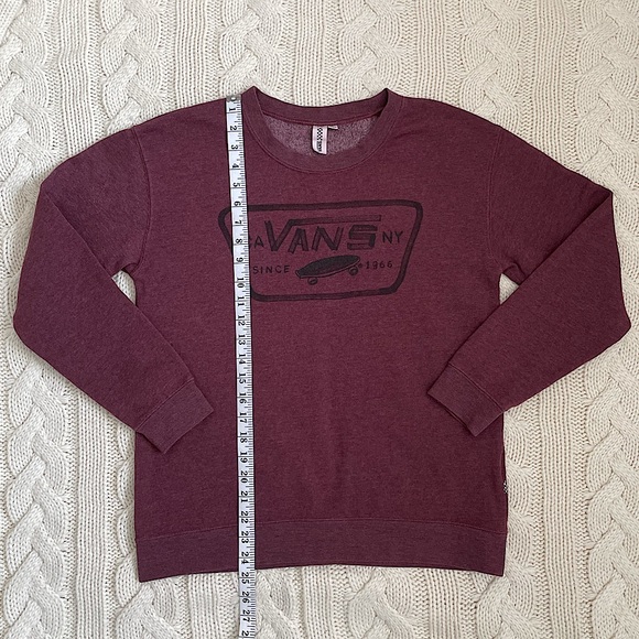 🌼2 for $20🌼 Vans Burgundy Pullover Sweatshirt - Picture 6 of 7